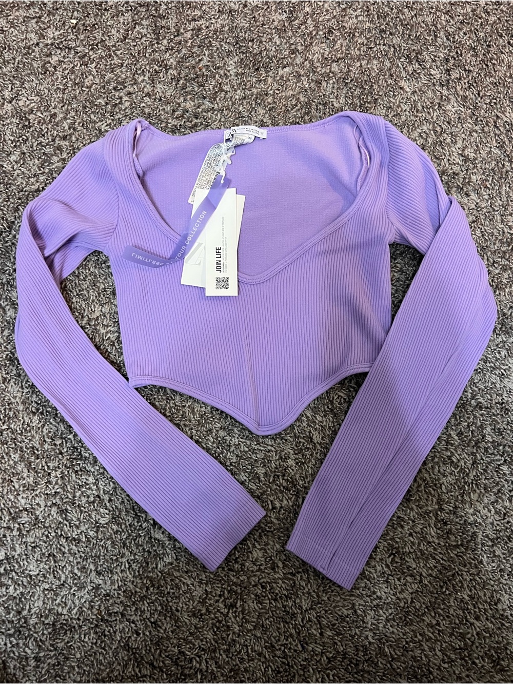 ZARA NWT PURPLE TOP!